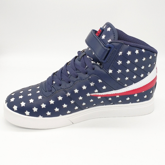 Fila Vulc 13 Star Sneakers America Blue & Red 9.5 - Picture 3 of 7